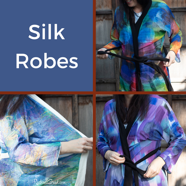 Silk Bathrobes and Kimono Robes