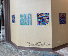 Load image into Gallery viewer, Colorful Art in the Hilton Toronto Markham Suites by Artist Rachael Grad outside the conference centre