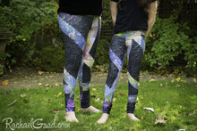 Load image into Gallery viewer, Black Leggings Tights Mom and Me Matching Set Max style front by Artist Rachael Grad