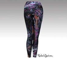 Load image into Gallery viewer, Vêtements de fitness d'entraînement | Collants femmes | Jambières Noirs | Pantalons de yoga | Pantalons pour femmes, Dames Noir Pantalon Art Rachael Grad