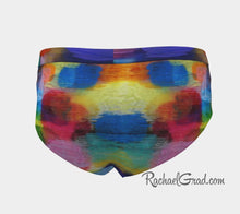 Load image into Gallery viewer, Women's Briefs - Colorful Abstract Art Underwear by Artist Rachael Grad