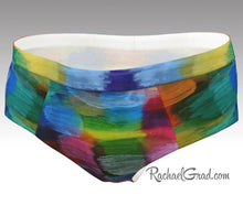 Load image into Gallery viewer, Women's Briefs - Colorful Abstract Art-Cheeky Briefs-Canadian Artist Rachael Grad