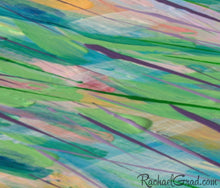 Load image into Gallery viewer, Green Grass Abstract 1 Art Print-Acrylic Print-Canadian Artist Rachael Grad