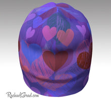 Load image into Gallery viewer, Matching Mommy and Me Valentines Hearts Beanie Hat Gift for Valentine's Day by Rachael Grad