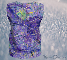Load image into Gallery viewer, Loose Tank Top - Purple, Regular-Loose Tank Top (Regular)-Canadian Artist Rachael Grad