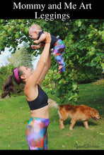 Load image into Gallery viewer, Sami Art Leggings Mommy and Me Matching by Artist Rachael Grad