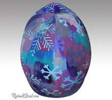 Load image into Gallery viewer, Winter Hat Colourful Snowflakes Art Beanie Toque by Toronto Artist Rachael Grad