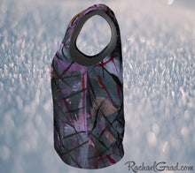 Load image into Gallery viewer, Tank Top Regular Fit by Toronto Artist Rachael Grad in Black Purple side view
