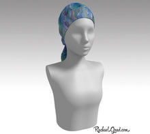 Load image into Gallery viewer, Purple Fashion Scarf, Colorful Art Scarves, Women's Scarf by Toronto Artist Rachael Grad