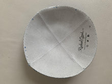 Load image into Gallery viewer, Hand Painted Kippah with Colorful Tennis Art by Artist Rachael Grad inside view