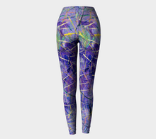 Load image into Gallery viewer, Jen-Jen Purple Leggings-Leggings-Canadian Artist Rachael Grad