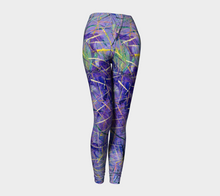 Load image into Gallery viewer, Jen-Jen Purple Leggings-Leggings-Canadian Artist Rachael Grad