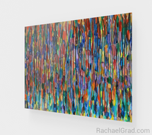 Load image into Gallery viewer, Fluid Long MultiColor Bright 16 x 20-Acrylic Print-rachaelgrad artsy abstract colorful artwork multicolor wall art