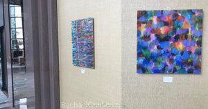 Multicolor Lines Art Print 24" x 20"-Abstract Art Prints-Canadian Artist Rachael Grad