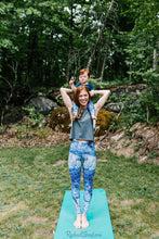 Load image into Gallery viewer, purple baby leggings on mom and baby by Canadian artist Rachael Grad