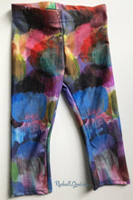 Load image into Gallery viewer, baby mommy Matching Leggings | Mom and Daughter Outfit | Abstract Art Print Pants | Baby Shower Gift | new mom gift  by artist rachael grad