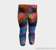 Load image into Gallery viewer, Dot Series Leggings 1 Abstract Brushstrokes Babies-Baby Leggings-rachaelgrad-rachaelgrad artsy gifts colorful artwork multicolor