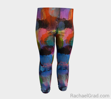 Load image into Gallery viewer, Dot Series Leggings 1 Abstract Brushstrokes Babies-Baby Leggings-rachaelgrad-rachaelgrad artsy gifts colorful artwork multicolor