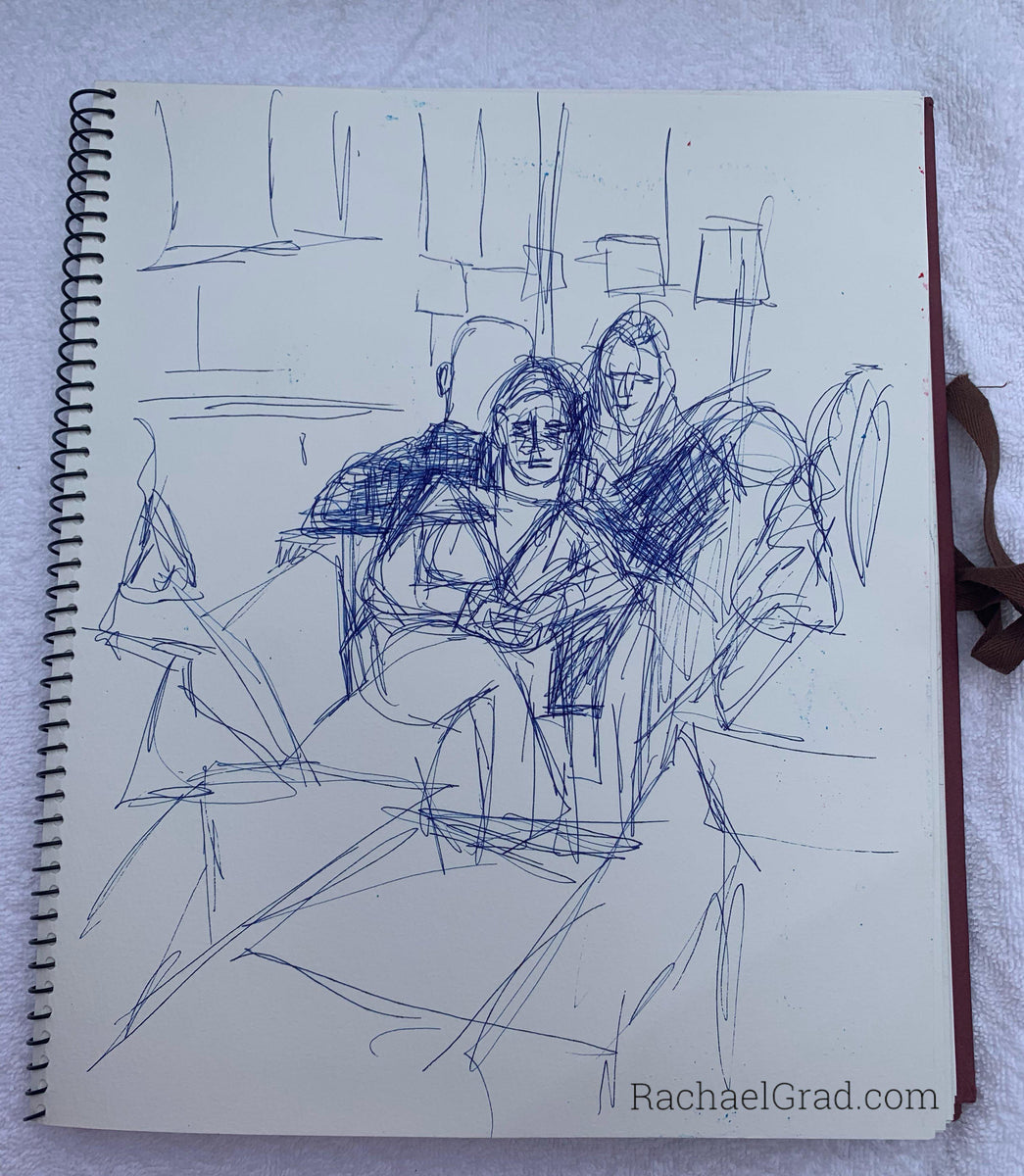 Quick Gesture Drawings in Pen and Pencil Rachael Grad