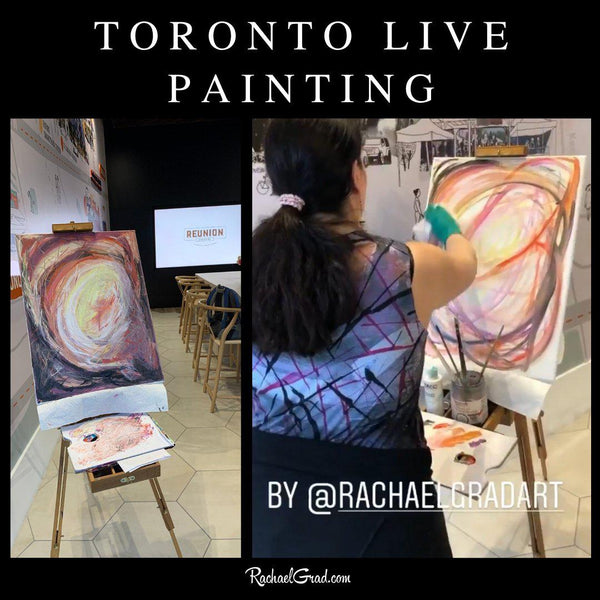 Toronto Live Painting at Stockyards Village
