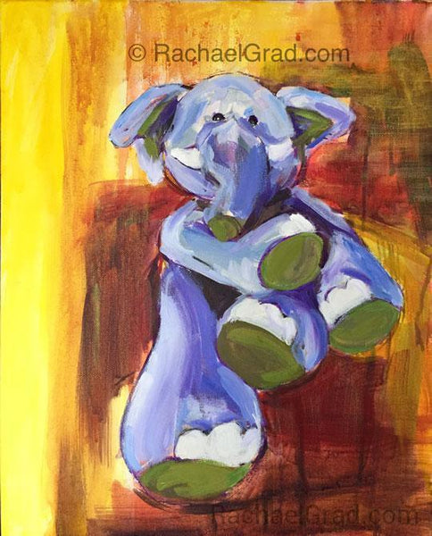 Colorful Paintings of the Toy Elephant