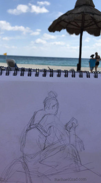 Quick Drawings on the Beach