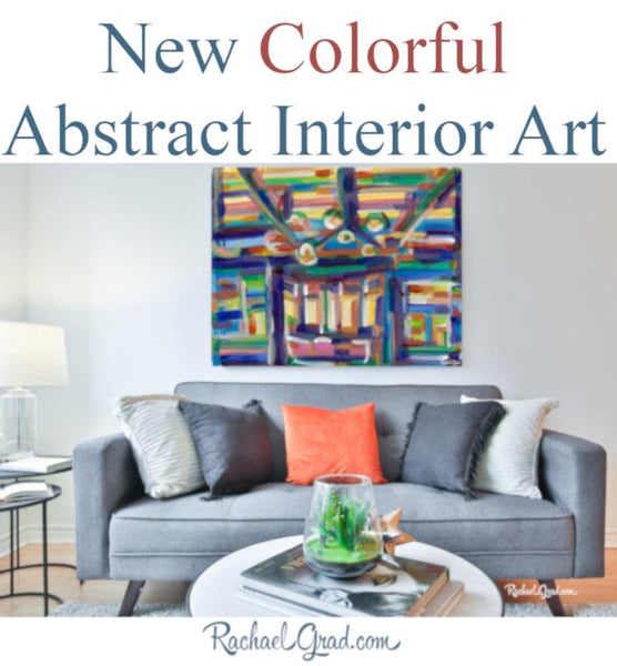 New Colorful Abstract Interior Art
