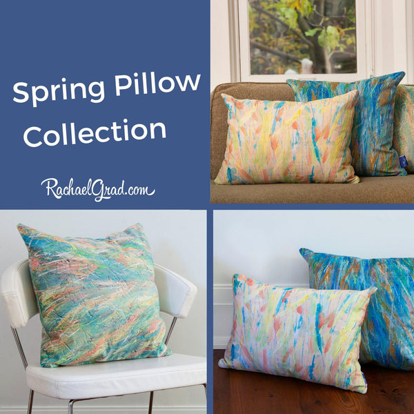 Cuddle Up to Cheerful Spring Pillows