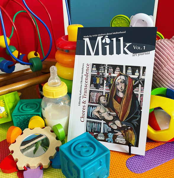 Milk Art Journal Paintings
