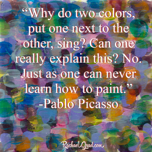 Dot Series Paintings: Color & Meditation