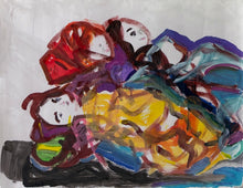 Load image into Gallery viewer, Painting Mommy Mayhem: Princess Pile by artist Rachael Grad