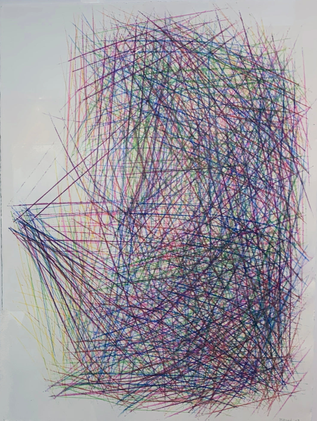 Painting: Motherhood Hit Me Like a Train, Mid-Line #1