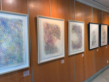 Load image into Gallery viewer, Motherhood Hit Me Like a Train, Mid-Line #4, 2024 on view on wall in Gallery at the J by Rachael Grad 