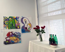 Load image into Gallery viewer, paintings by Rachael Grad on view in New York city in 2025