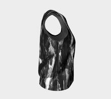 Load image into Gallery viewer, Black and Water loose tank top dark-Loose Tank Top (Regular)-Canadian Artist Rachael Grad