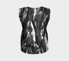 Load image into Gallery viewer, Black and Water loose tank top dark-Loose Tank Top (Regular)-Canadian Artist Rachael Grad