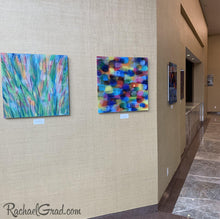 Load image into Gallery viewer, Colorful Art in the Hilton Toronto Markham Suites by Artist Rachael Grad outside conference centre