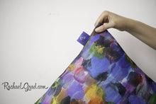 Load image into Gallery viewer, Pillowcase - Purple Blue Brushstrokes, 26 x 20-Pillows-Canadian Artist Rachael Grad