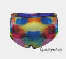 Load image into Gallery viewer, Women&#39;s Briefs - Colorful Abstract Art Underwear by Artist Rachael Grad