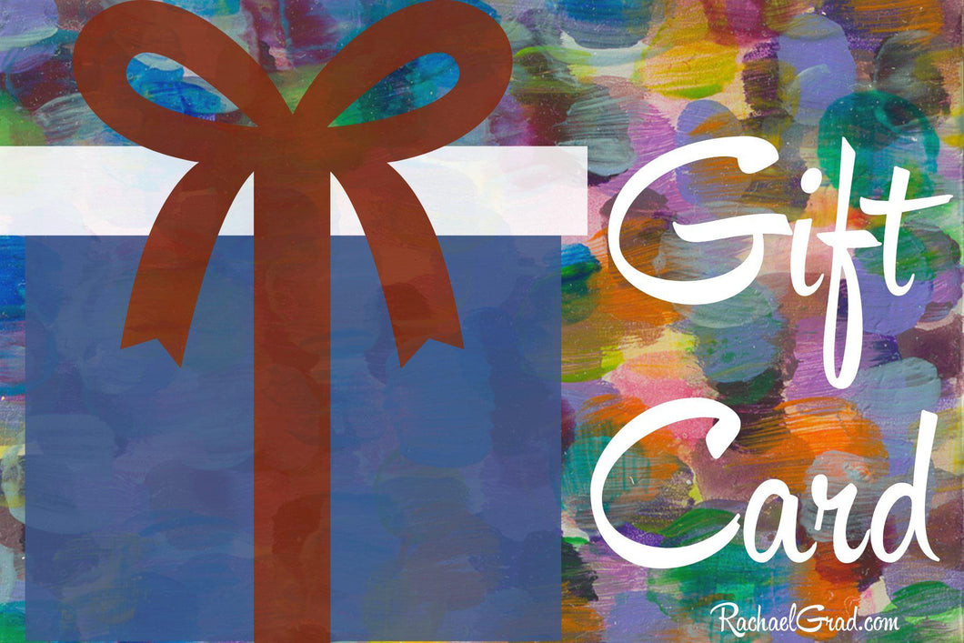 Gift Card for Toronto Artist Rachael Grad new in March 2020