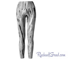 Load image into Gallery viewer, Gray yoga leggings by Toronto Artist Rachael Grad front view