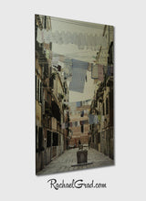 Load image into Gallery viewer, Laundry Lines Arsenale Venice Italy Art Print on Metal by Artist Rachael Grad Artwork