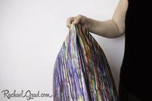 Load image into Gallery viewer, Zipper Closeup of Striped Art Pillow by Toronto Artist Rachael Grad