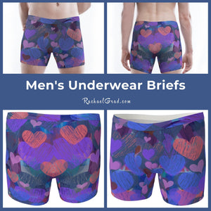 Matching Underwear Set - Hearts for Valentines-Clothing-Canadian Artist Rachael Grad