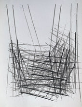 Load image into Gallery viewer, Abstract black and grey painting by Canadian Artist Rachael Grad