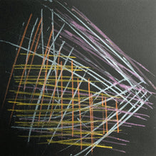 Load image into Gallery viewer, abstract metallic painting by Toronto artist Rachael Grad
