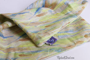 PillowTexture Natural Linen Cotton Fabric by Artist Rachael Grad