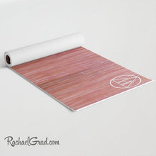 Load image into Gallery viewer, Pink and Purple Yoga Mat for Pilates on Demand rolled up 