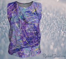 Load image into Gallery viewer, Loose Tank Top - Purple, Regular-Loose Tank Top (Regular)-Canadian Artist Rachael Grad