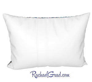 back of Silk Bed Pillowcase by Artist Rachael Grad